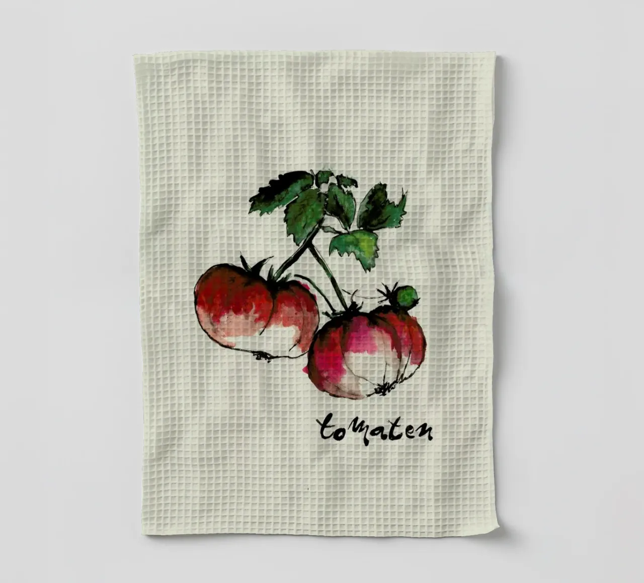 Tomaten tea towel by Nathys_illustration