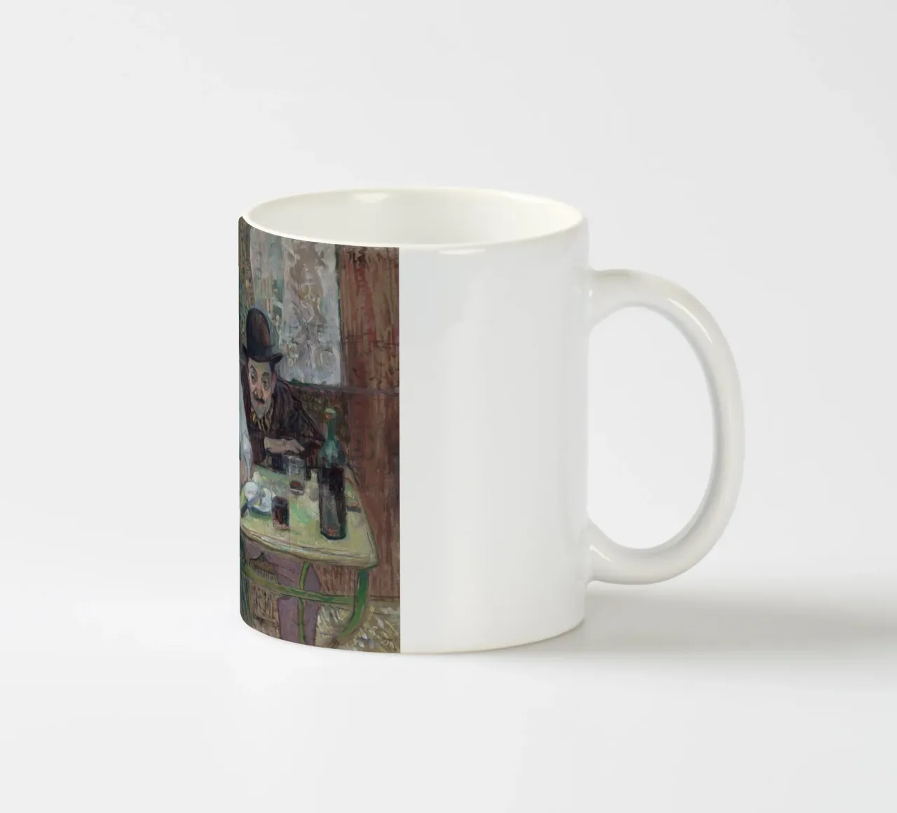 Henri de Toulouse-Lautrec - Al caffè La Mie tazza in ceramica da Timeless Artworks