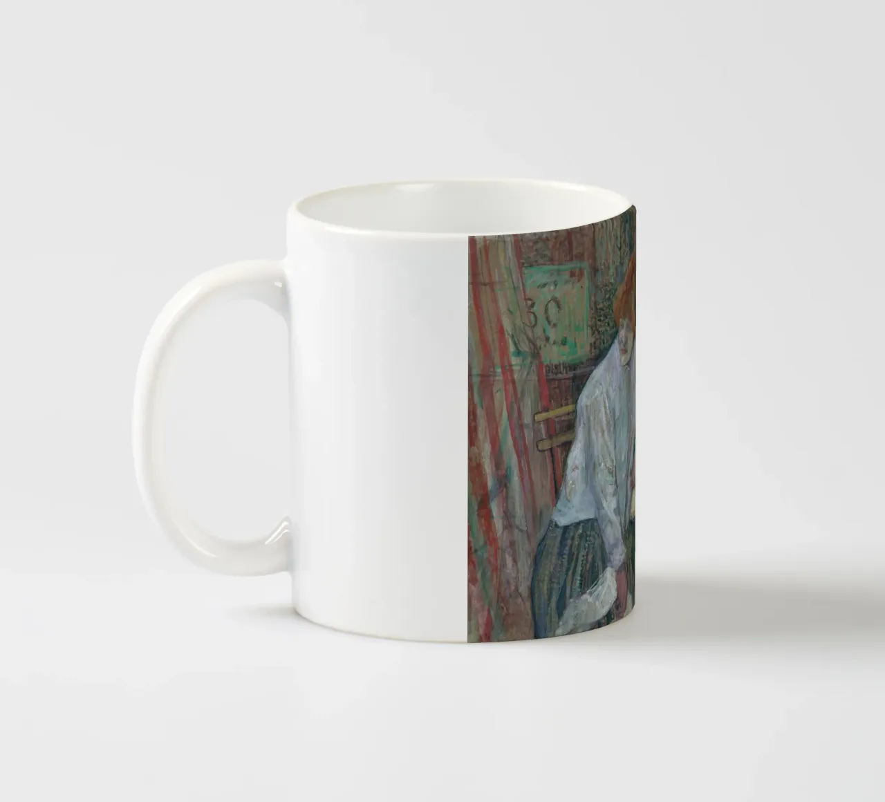 Henri de Toulouse-Lautrec - Al caffè La Mie tazza in ceramica da Timeless Artworks