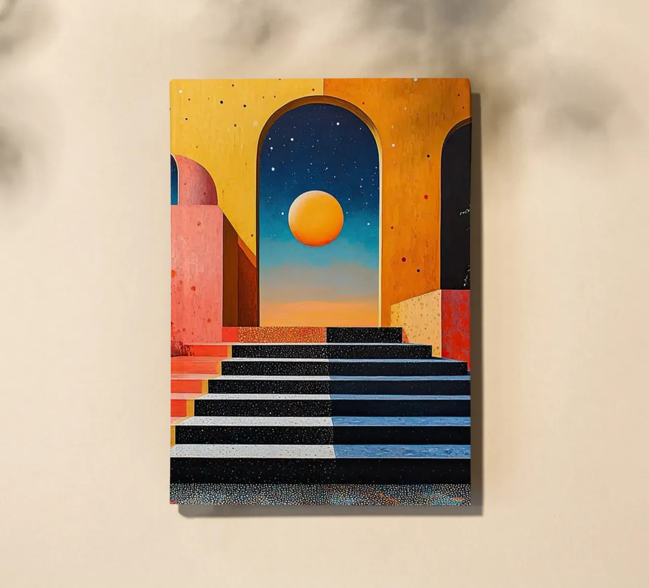 Surrealism Architecture Design Geometry notebook by Nikis Art Studio