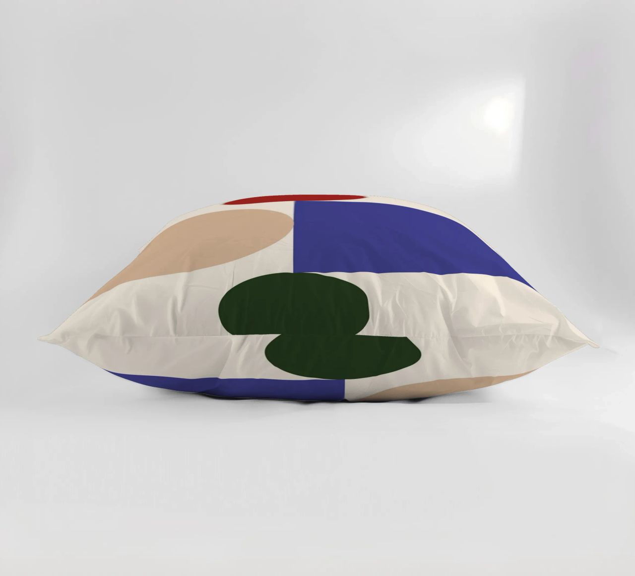 "Balanced Forms" – Modern Geometric Abstract Print cuscino da PrintCessStudio