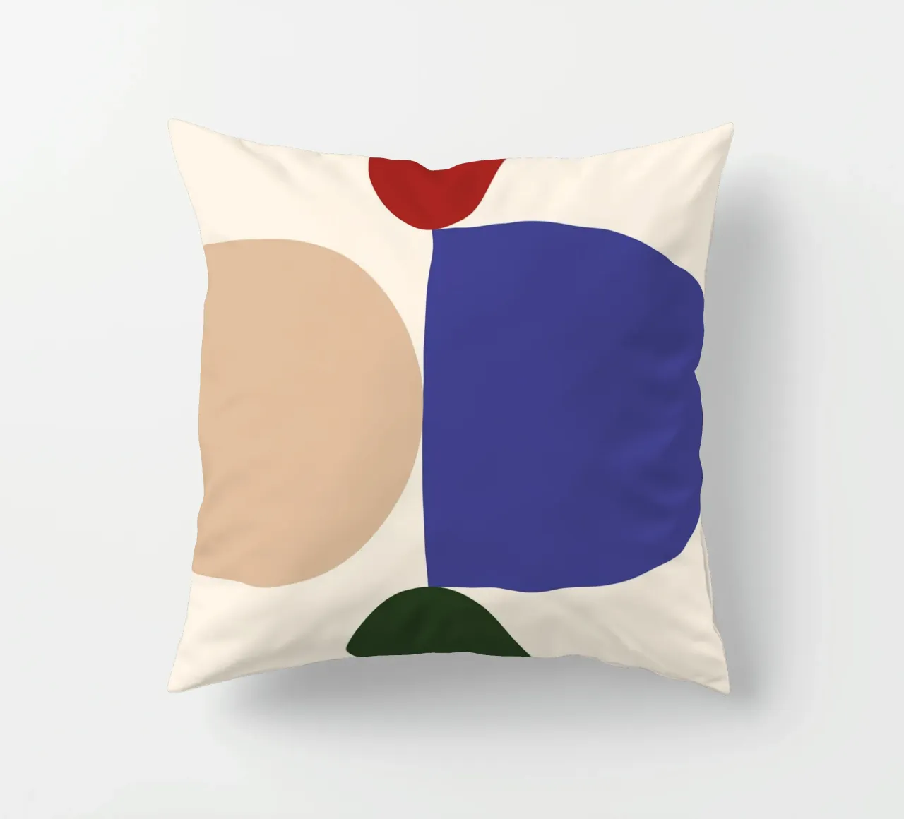 "Balanced Forms" – Modern Geometric Abstract Print cuscino da PrintCessStudio