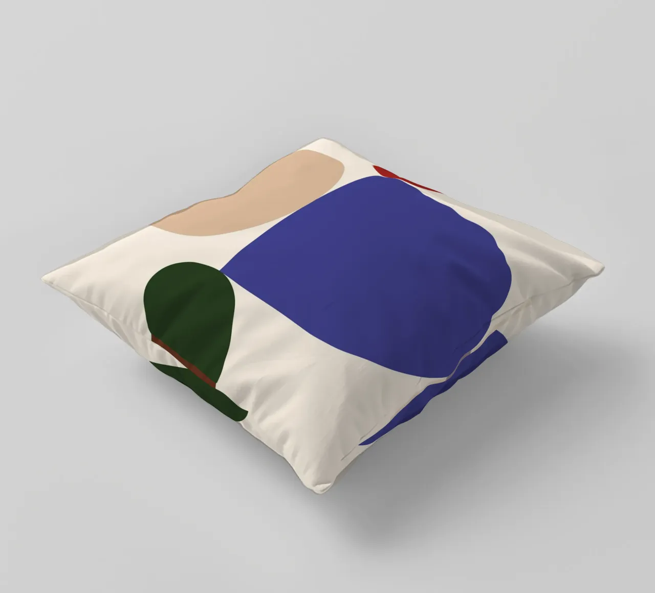 "Balanced Forms" – Modern Geometric Abstract Print cuscino da PrintCessStudio