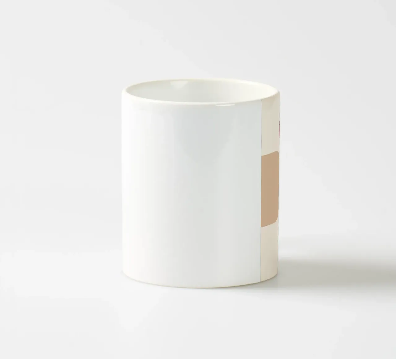 "Balanced Forms" – Modern Geometric Abstract Print taza de cerámica de PrintCessStudio