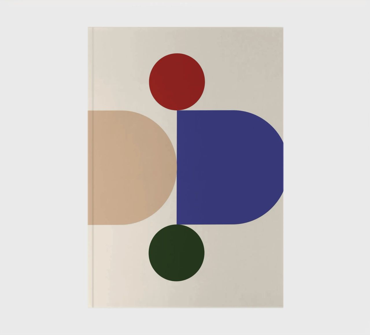 "Balanced Forms" – Modern Geometric Abstract Print diario da PrintCessStudio