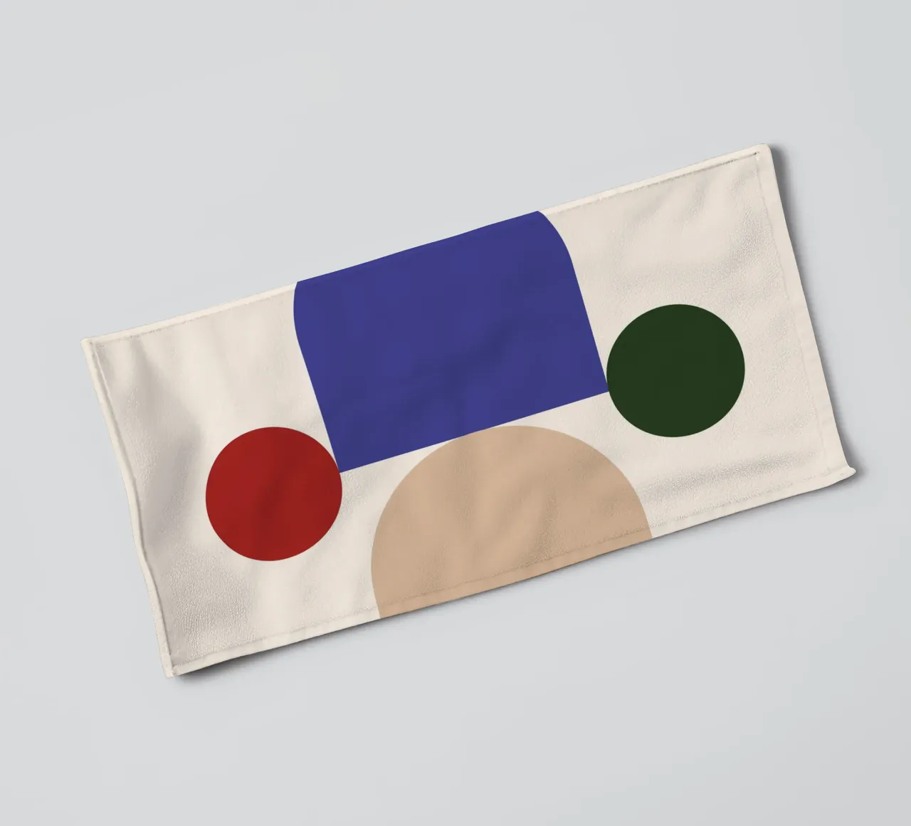 "Balanced Forms" – Modern Geometric Abstract Print Handtuch von PrintCessStudio