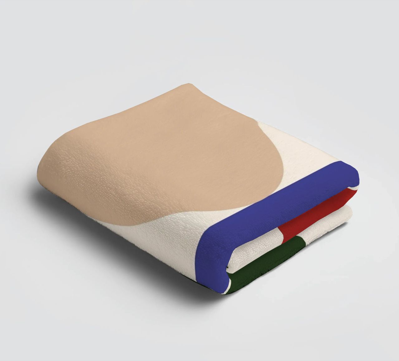 "Balanced Forms" – Modern Geometric Abstract Print asciugamano da bagno da PrintCessStudio