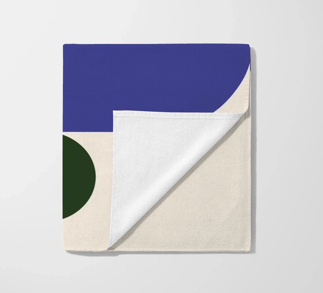 "Balanced Forms" – Modern Geometric Abstract Print telo mare da PrintCessStudio