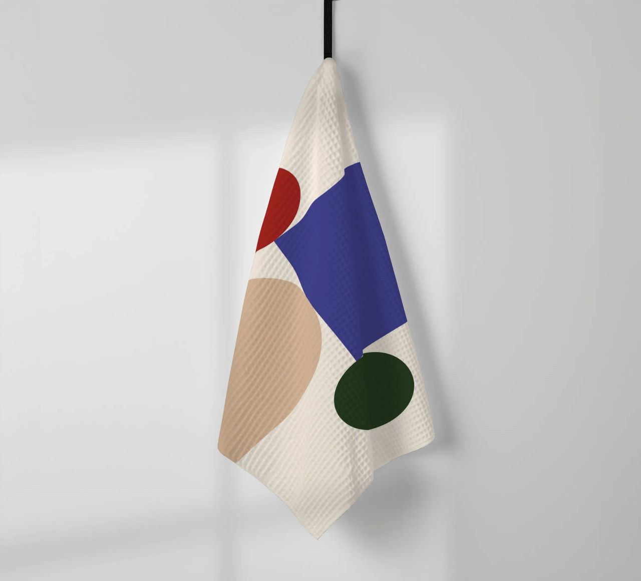 "Balanced Forms" – Modern Geometric Abstract Print canovaccio da cucina da PrintCessStudio