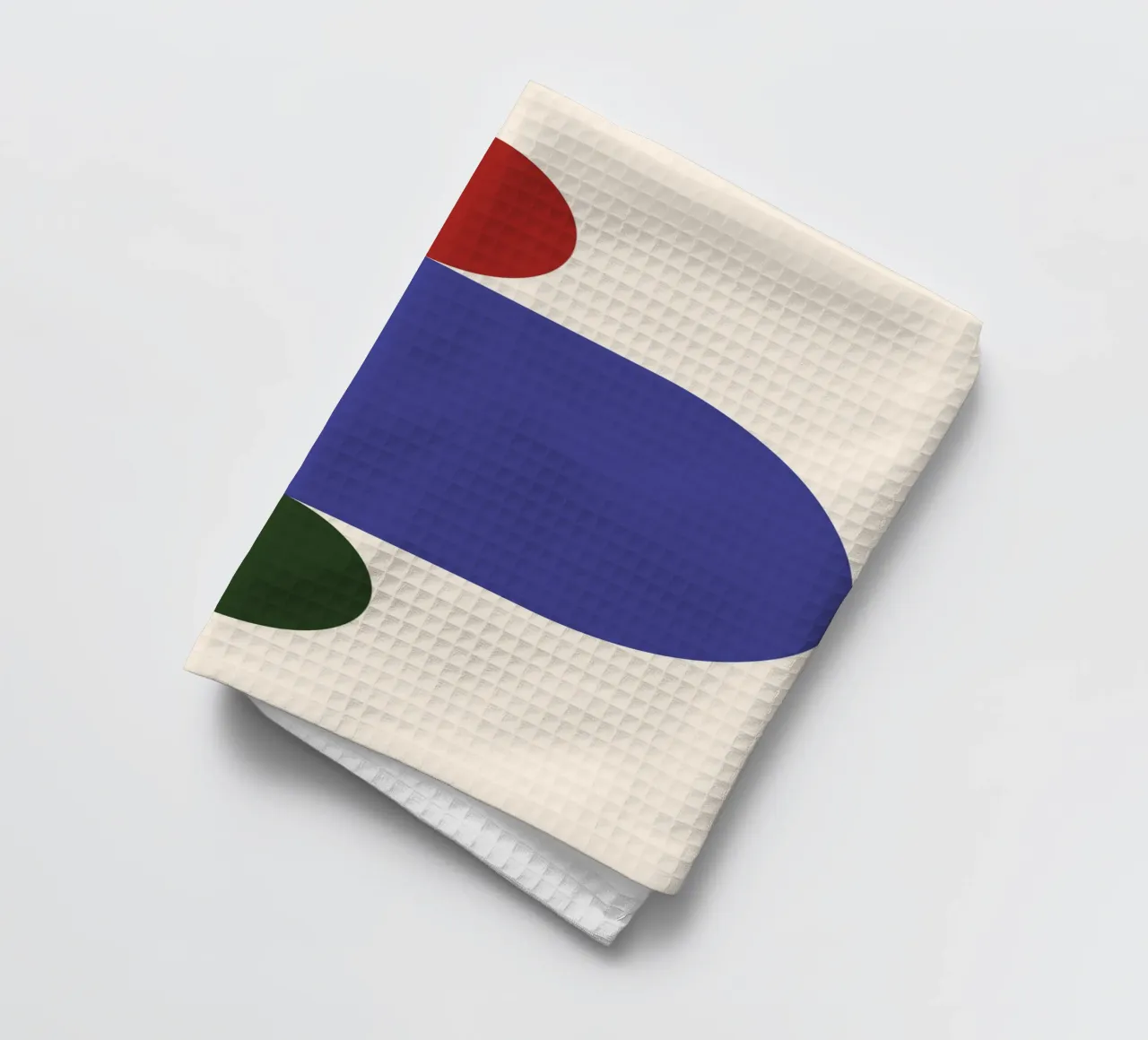 "Balanced Forms" – Modern Geometric Abstract Print canovaccio da cucina da PrintCessStudio