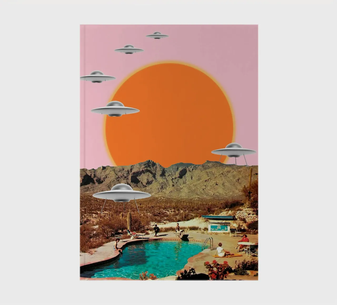 They've arrived (UFOs in the desert) notebook by MsGonzalez