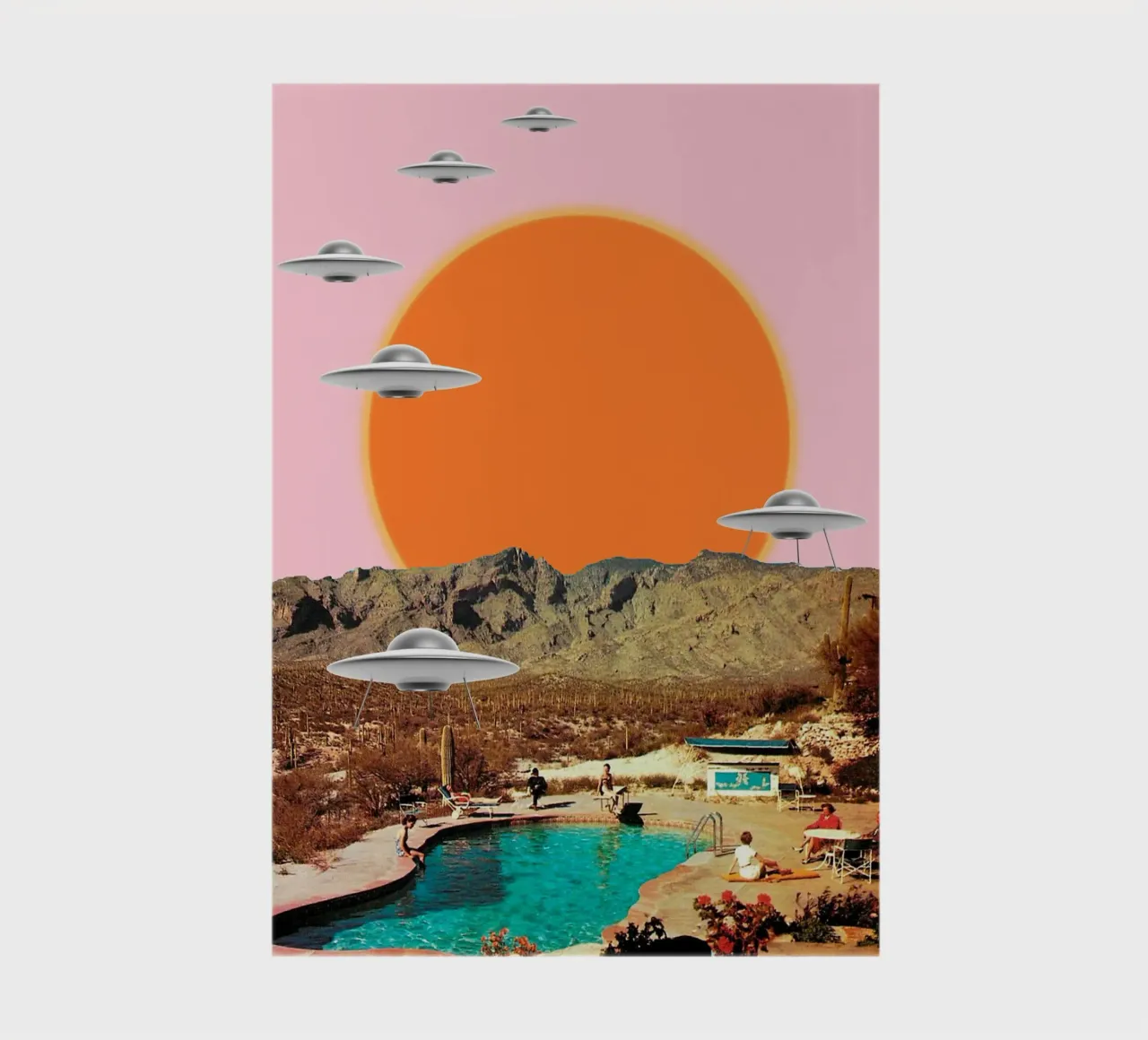 They've arrived (UFOs in the desert) notebook by MsGonzalez