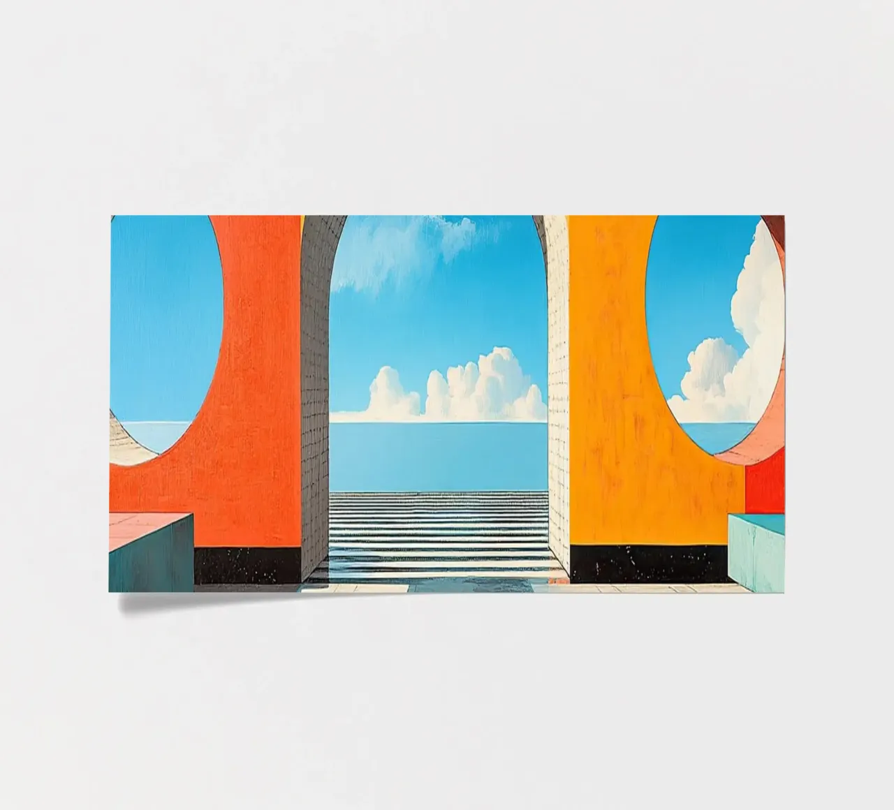 Surrealismo Arquitectura Diseño Geometría pack de pegatina de Nikis Art Studio