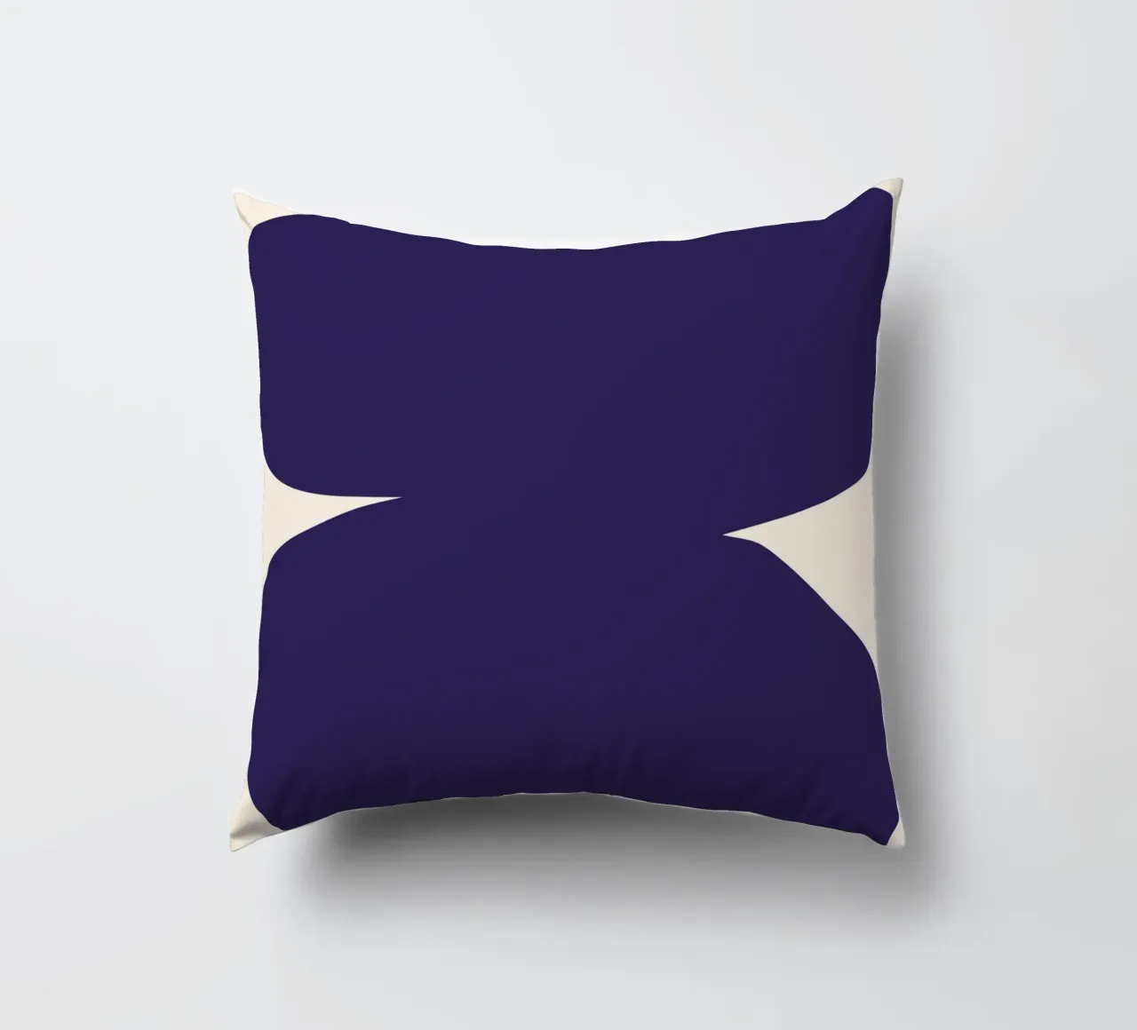 "Flow State" – Minimalist Abstract Shapes Print coussin de PrintCessStudio