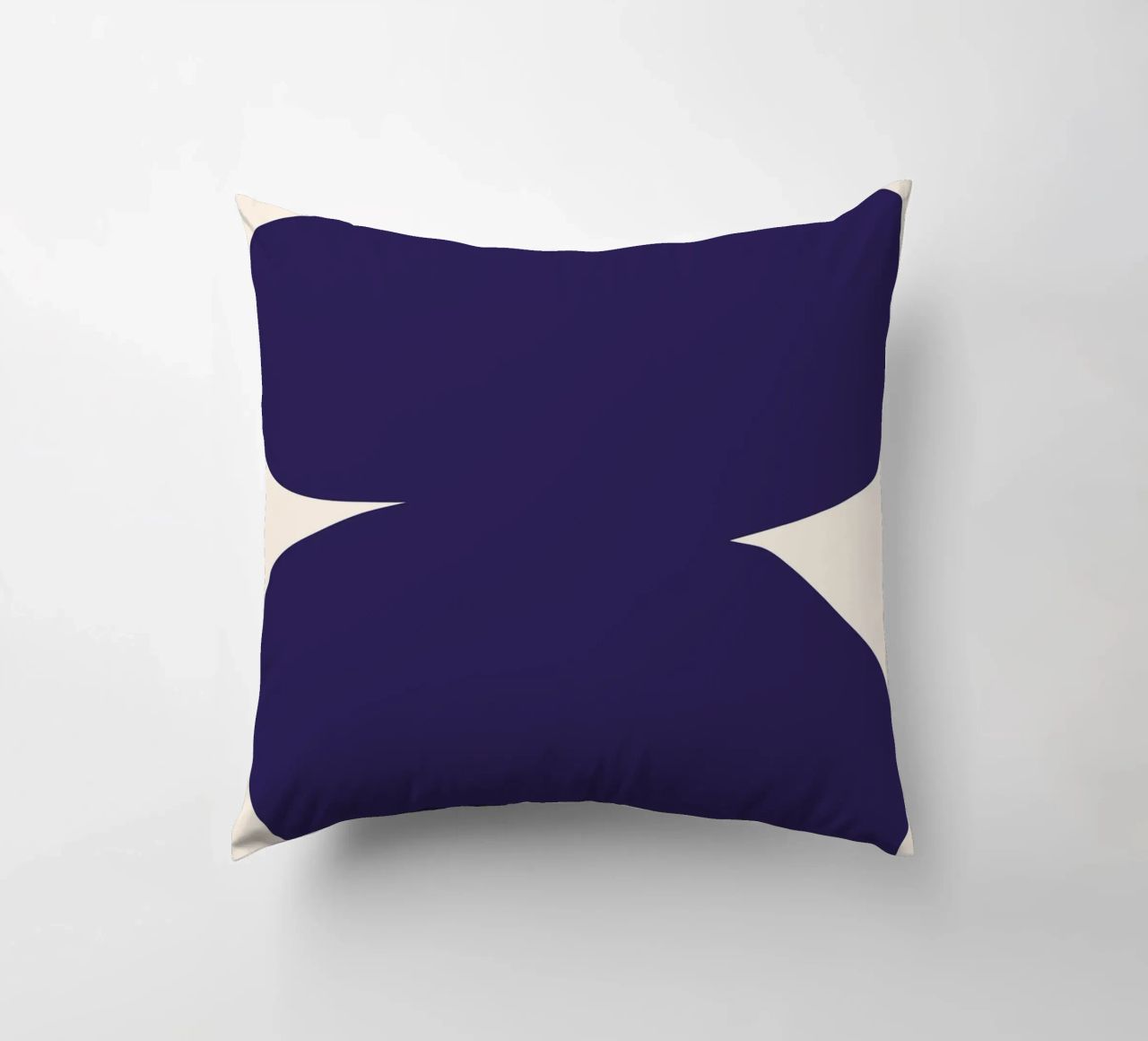 "Flow State" – Minimalist Abstract Shapes Print cuscino da PrintCessStudio
