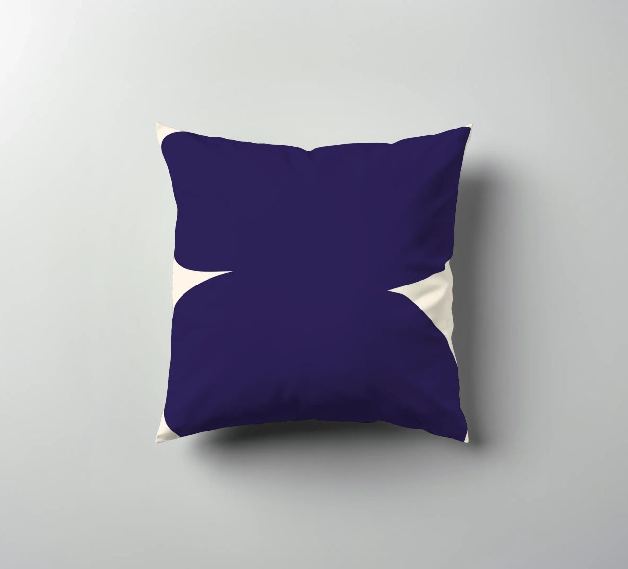 "Flow State" – Minimalist Abstract Shapes Print cuscino da PrintCessStudio