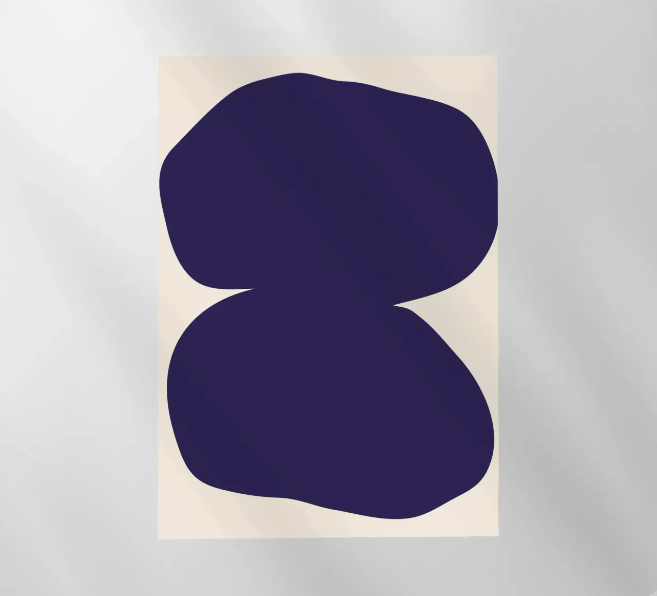 "Flow State" – Minimalist Abstract Shapes Print pellicola backlit da PrintCessStudio