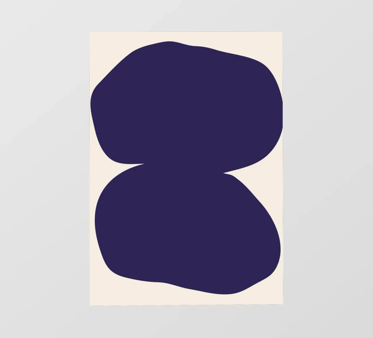 "Flow State" – Minimalist Abstract Shapes Print Backlit Folie von PrintCessStudio