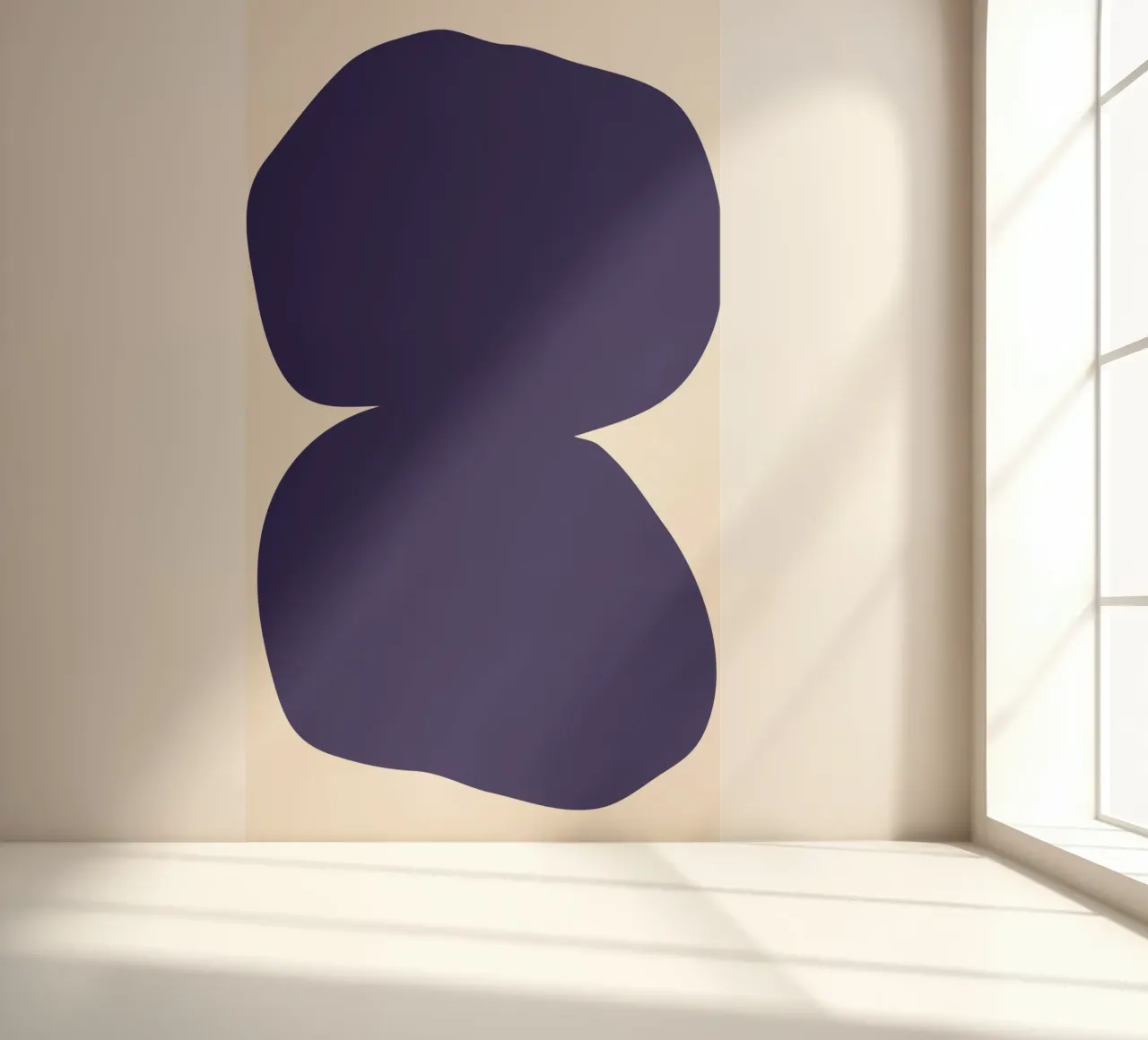 "Flow State" – Minimalist Abstract Shapes Print papel para pared de PrintCessStudio