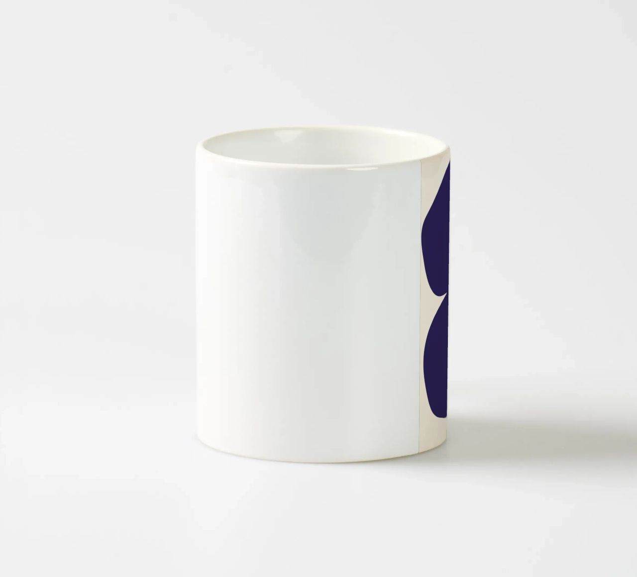 "Flow State" – Minimalist Abstract Shapes Print keramische mok van PrintCessStudio