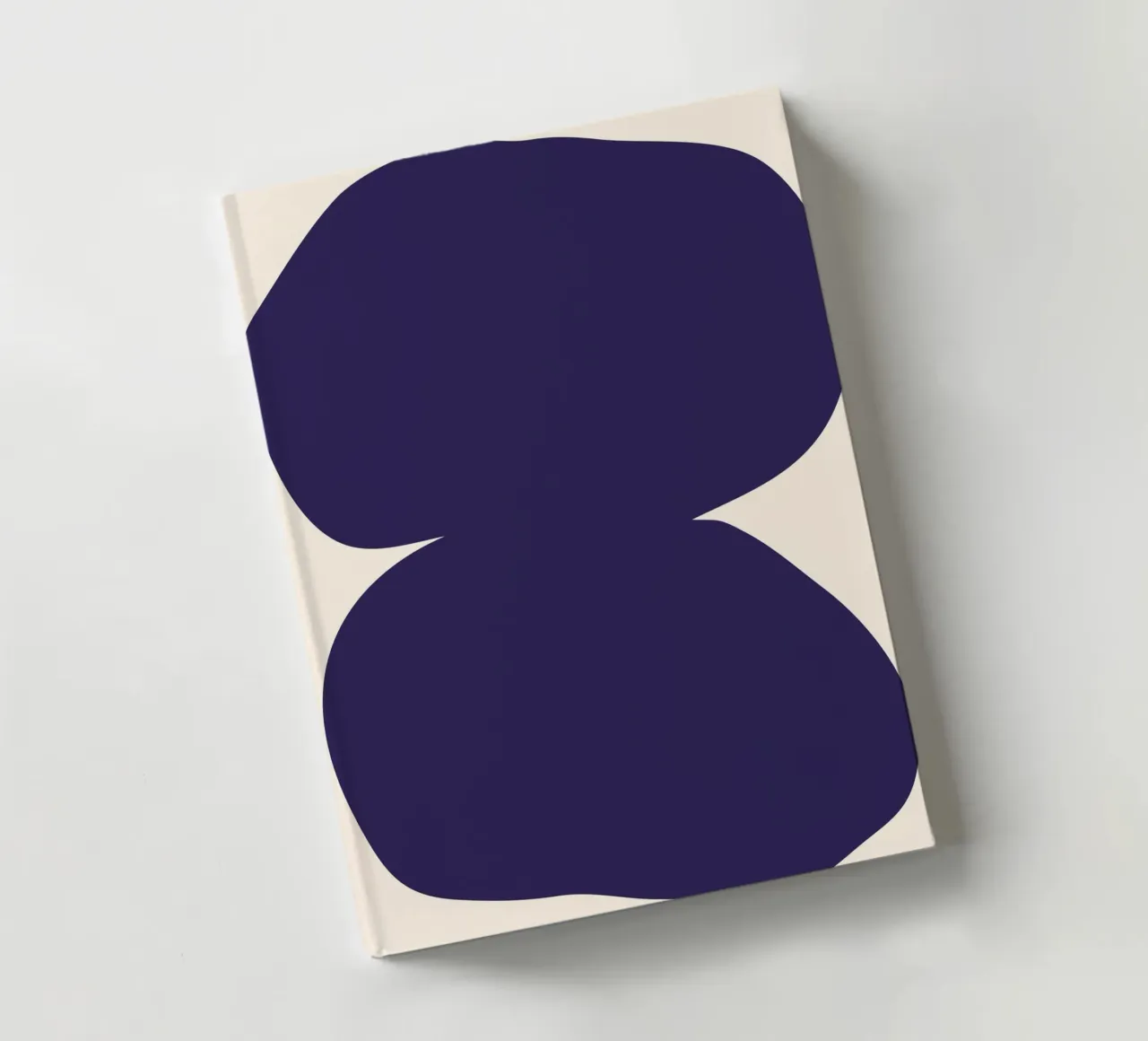 "Flow State" – Minimalist Abstract Shapes Print Notizbuch von PrintCessStudio