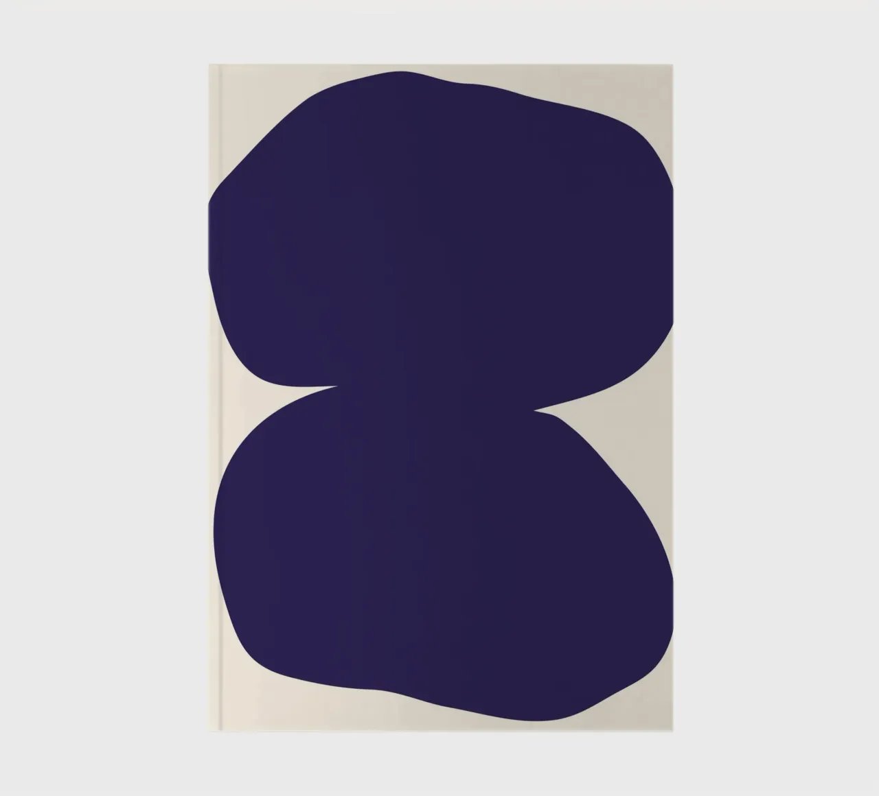 "Flow State" – Minimalist Abstract Shapes Print carnet de notes de PrintCessStudio