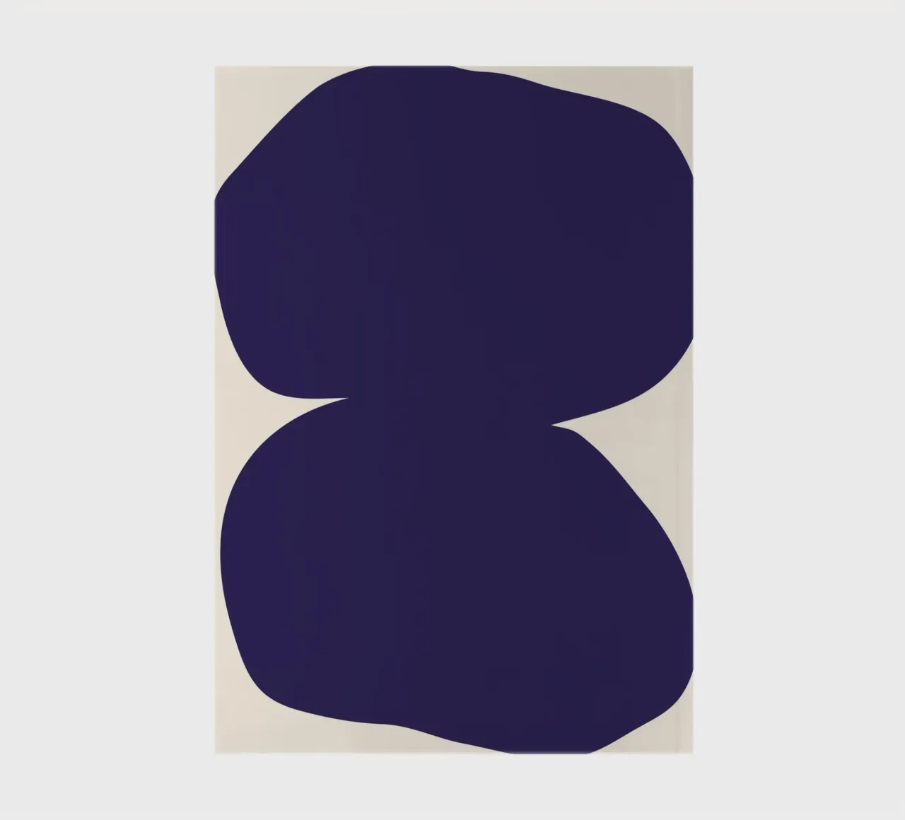 "Flow State" – Minimalist Abstract Shapes Print carnet de notes de PrintCessStudio