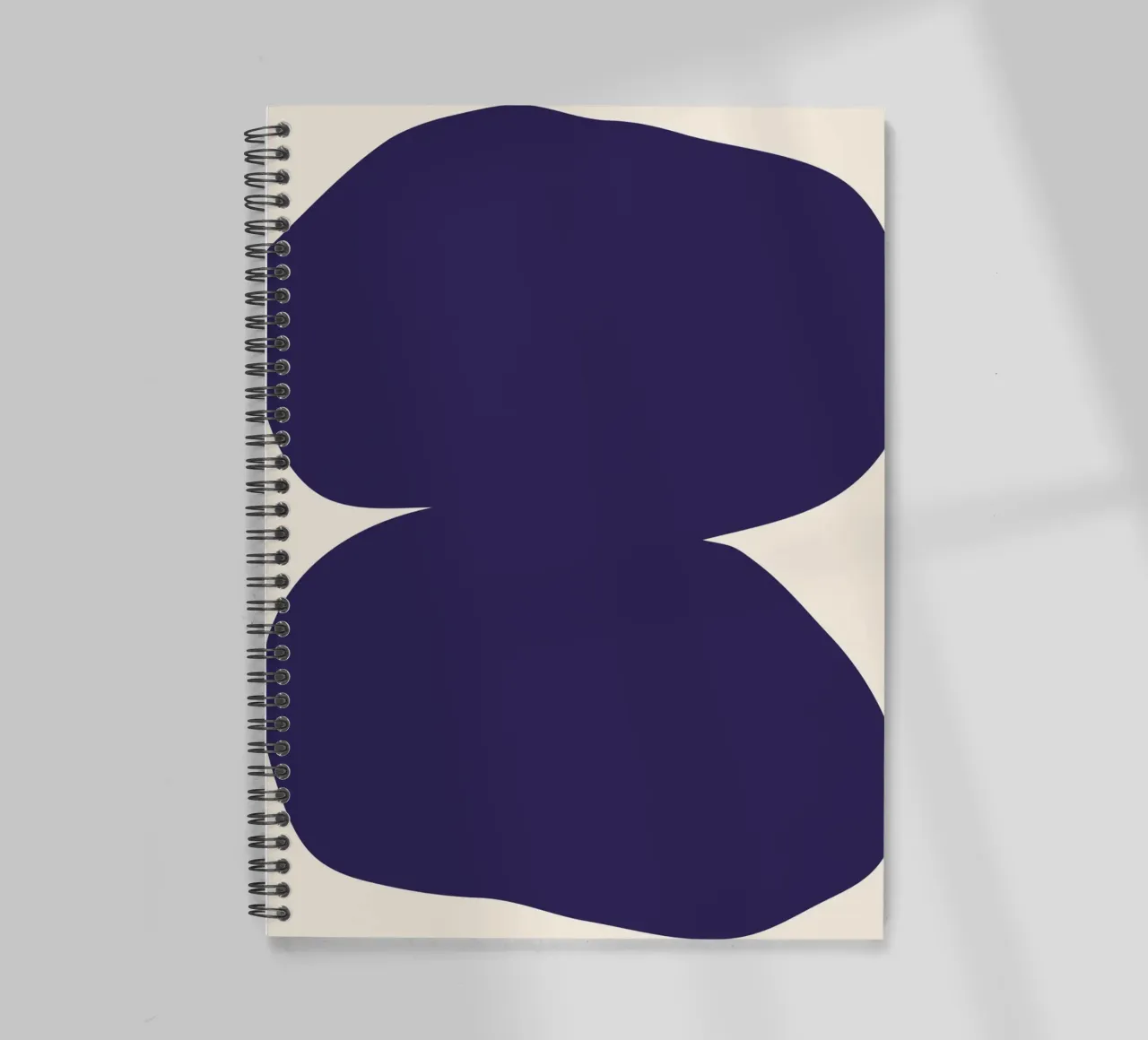 "Flow State" – Minimalist Abstract Shapes Print diario ad anelli da PrintCessStudio
