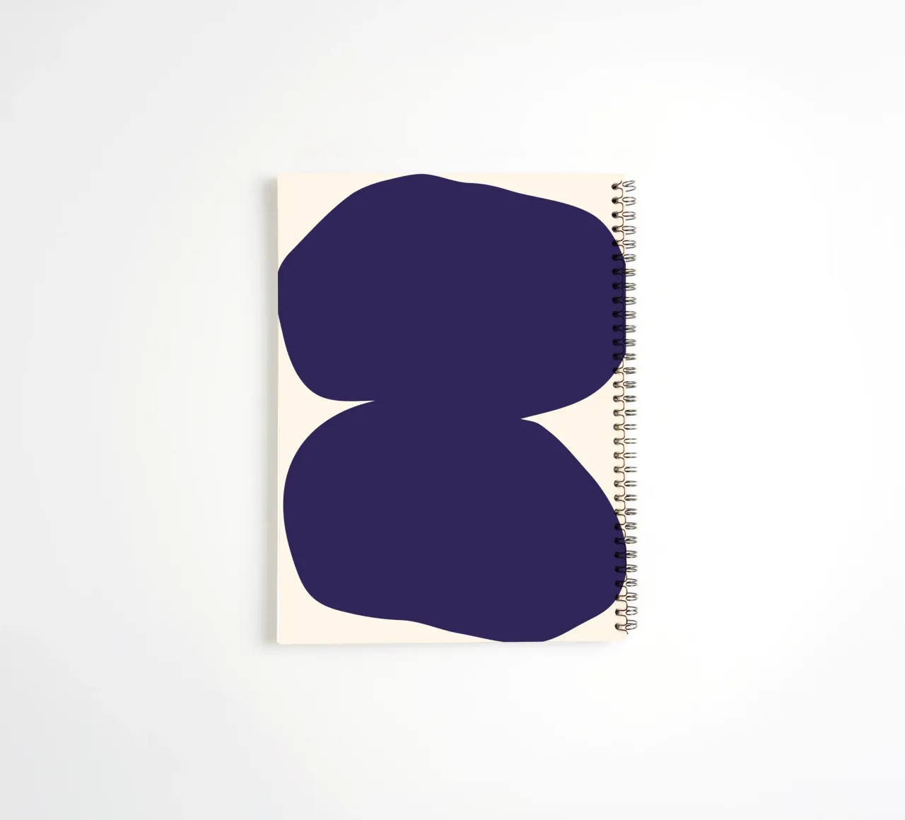 "Flow State" – Minimalist Abstract Shapes Print carnet à spirale de PrintCessStudio