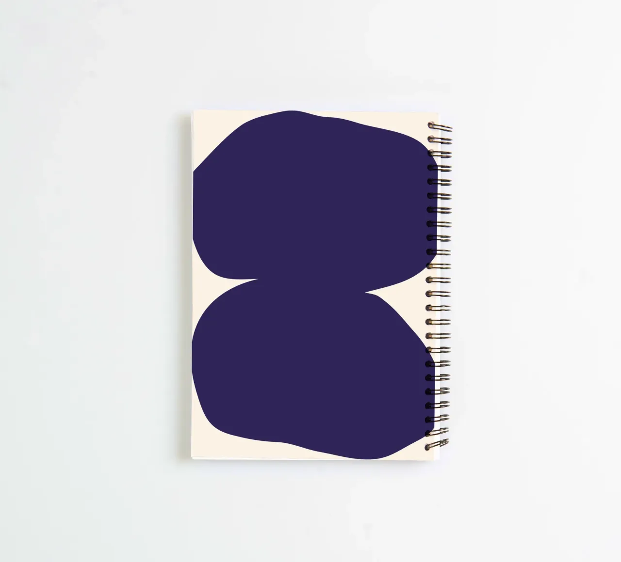 "Flow State" – Minimalist Abstract Shapes Print diario ad anelli da PrintCessStudio
