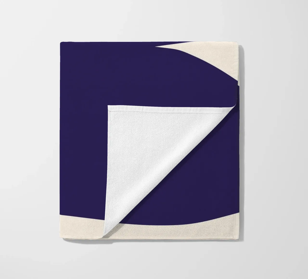 "Flow State" – Minimalist Abstract Shapes Print beach towel by PrintCessStudio