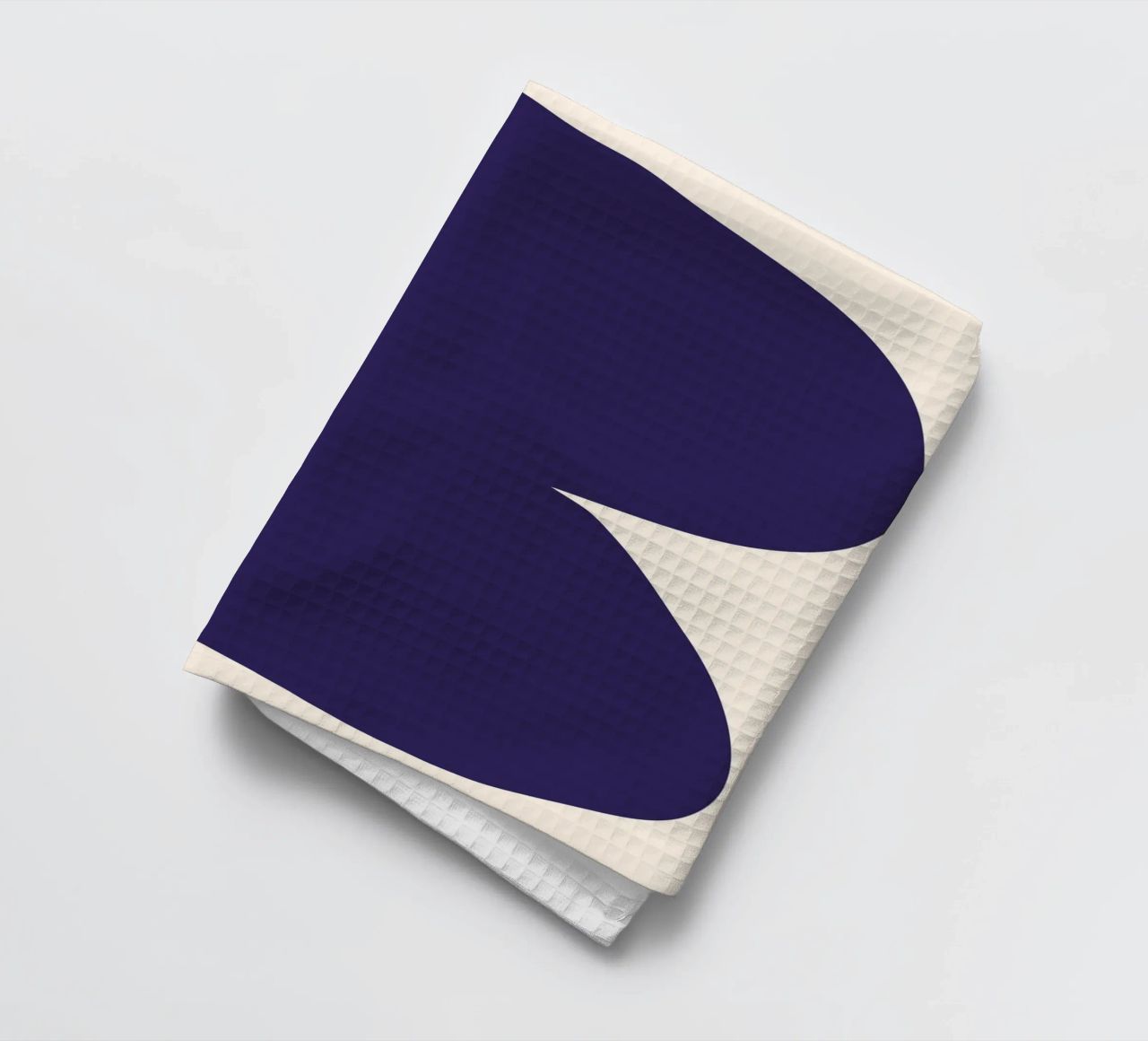 "Flow State" – Minimalist Abstract Shapes Print theedoek van PrintCessStudio