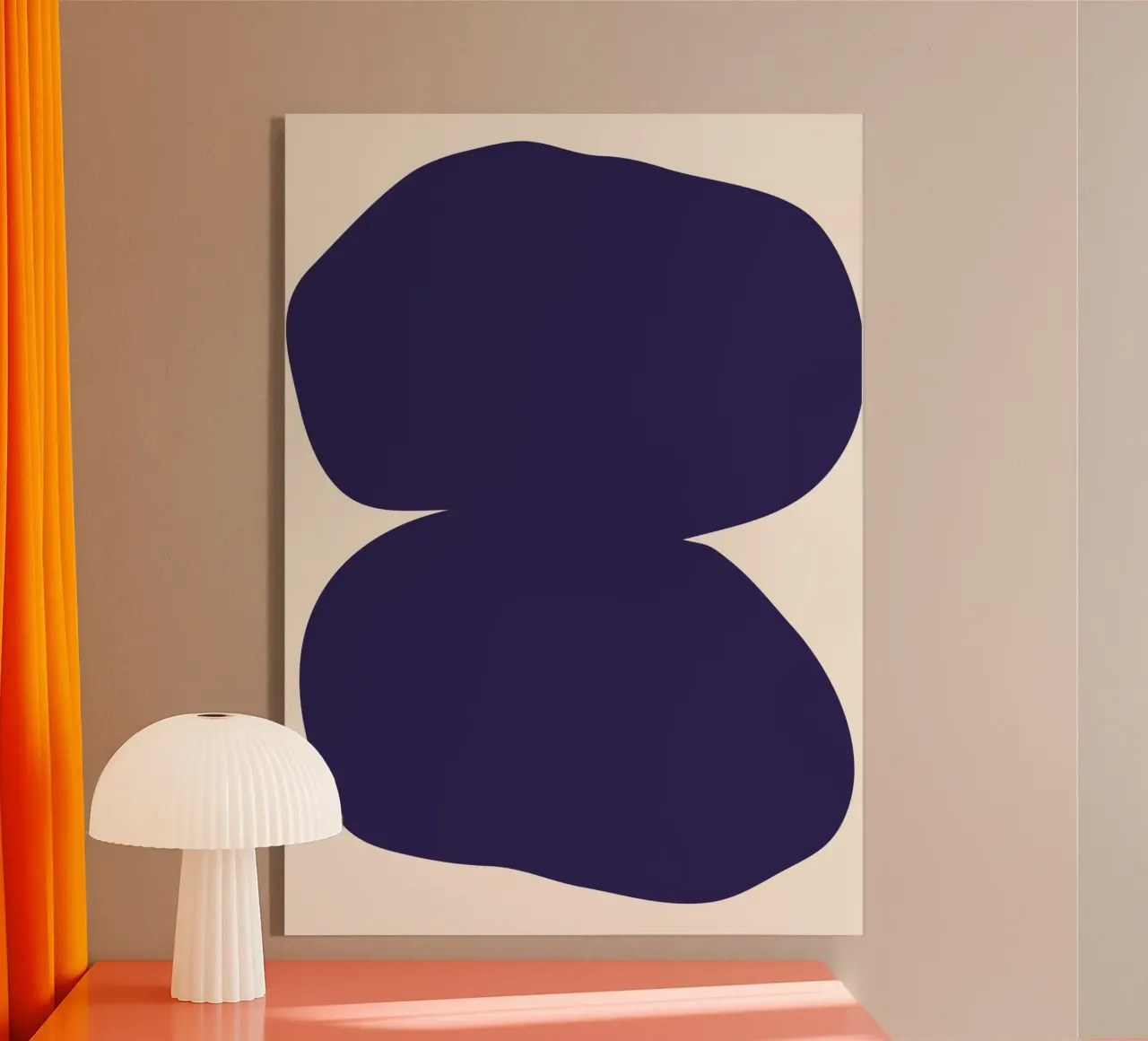 "Flow State" – Minimalist Abstract Shapes Print plexiglass da PrintCessStudio
