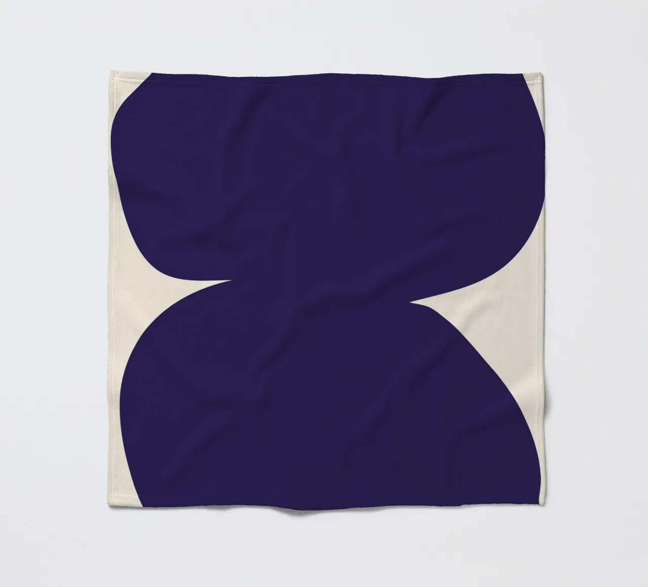"Flow State" – Minimalist Abstract Shapes Print plaid polaire de PrintCessStudio