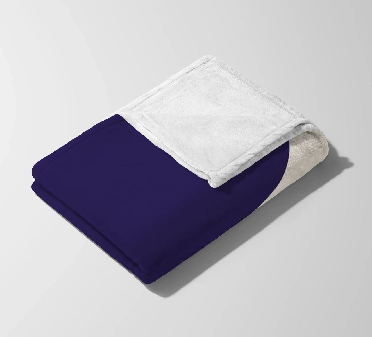 "Flow State" – Minimalist Abstract Shapes Print coperta in pile da PrintCessStudio