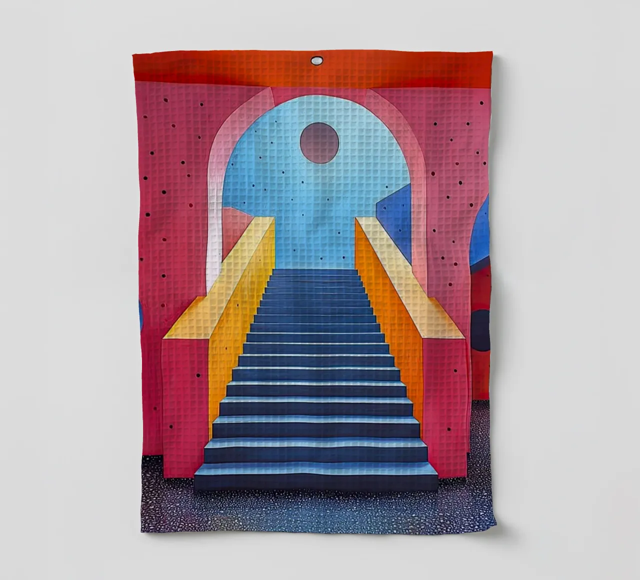 Surréalisme Architecture Design Géométrie torchon de Nikis Art Studio