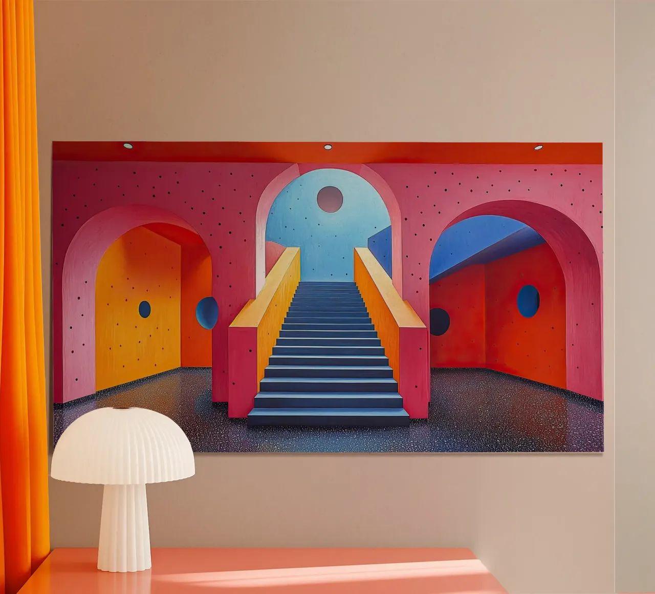 Surrealism Architecture Design Geometry hahnemühle by Nikis Art Studio