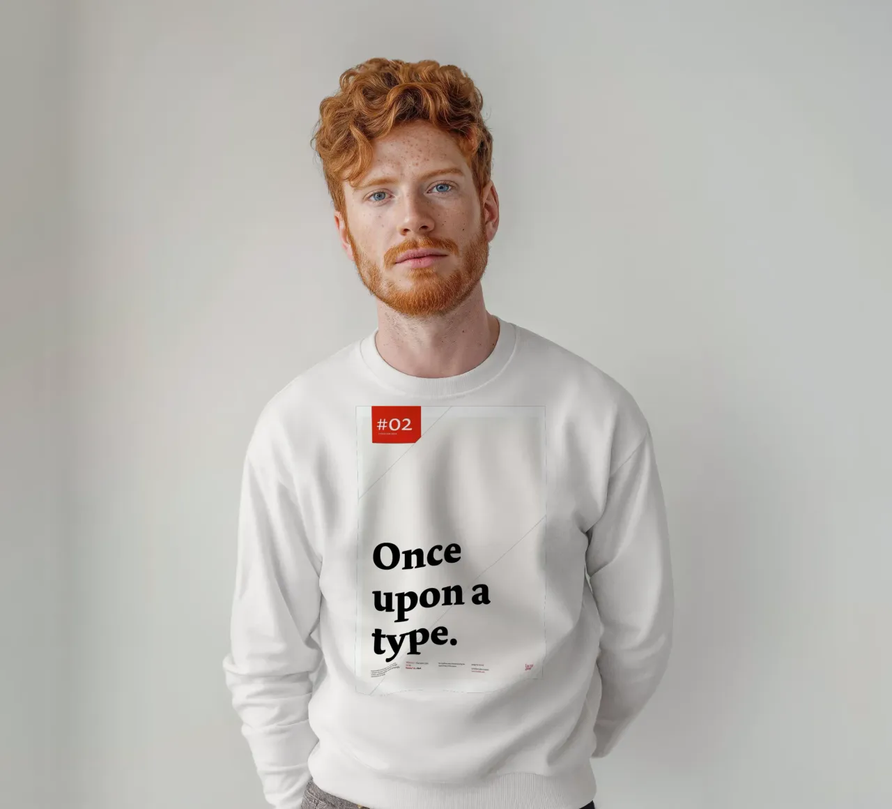 Once upon a type felpa da Stefano Joker Lionetti