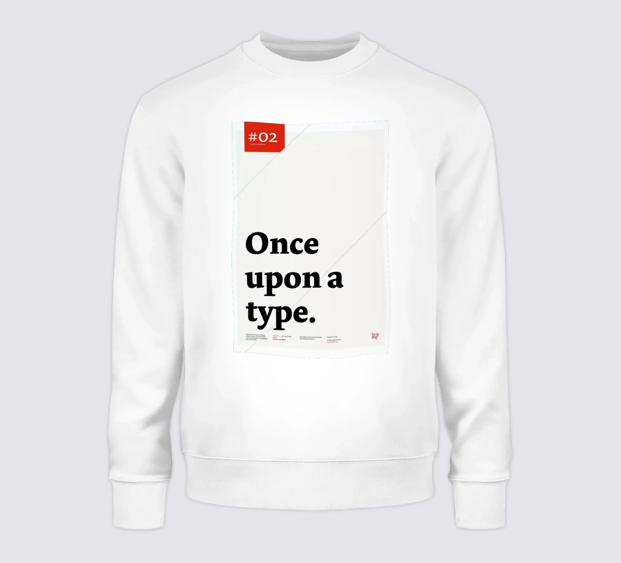 Once upon a type felpa da Stefano Joker Lionetti