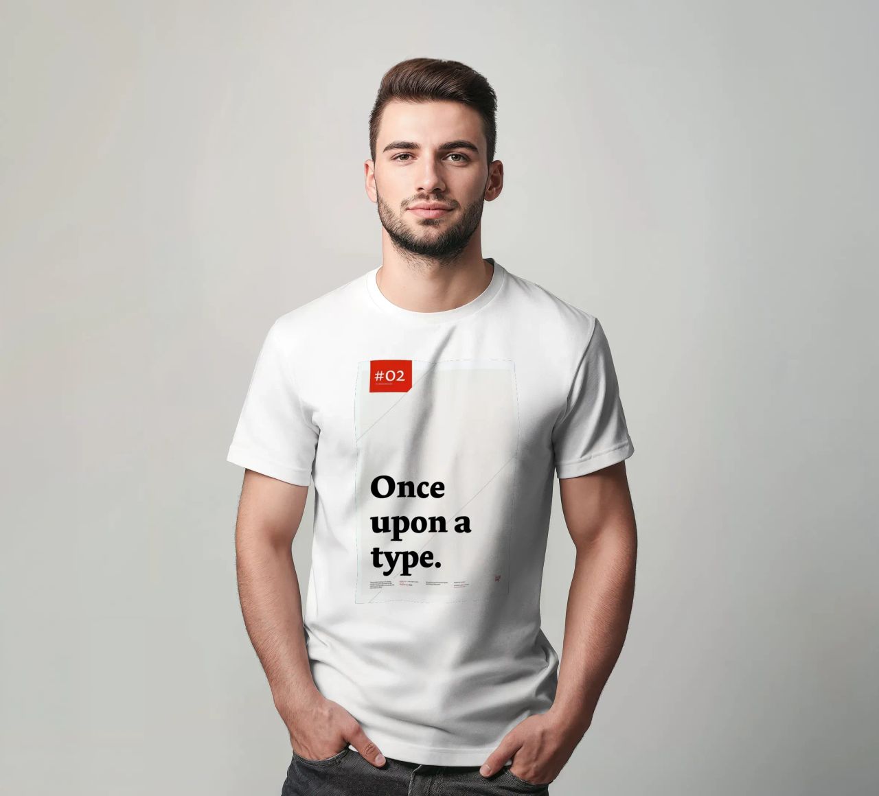 Once upon a type t-shirt da Stefano Joker Lionetti