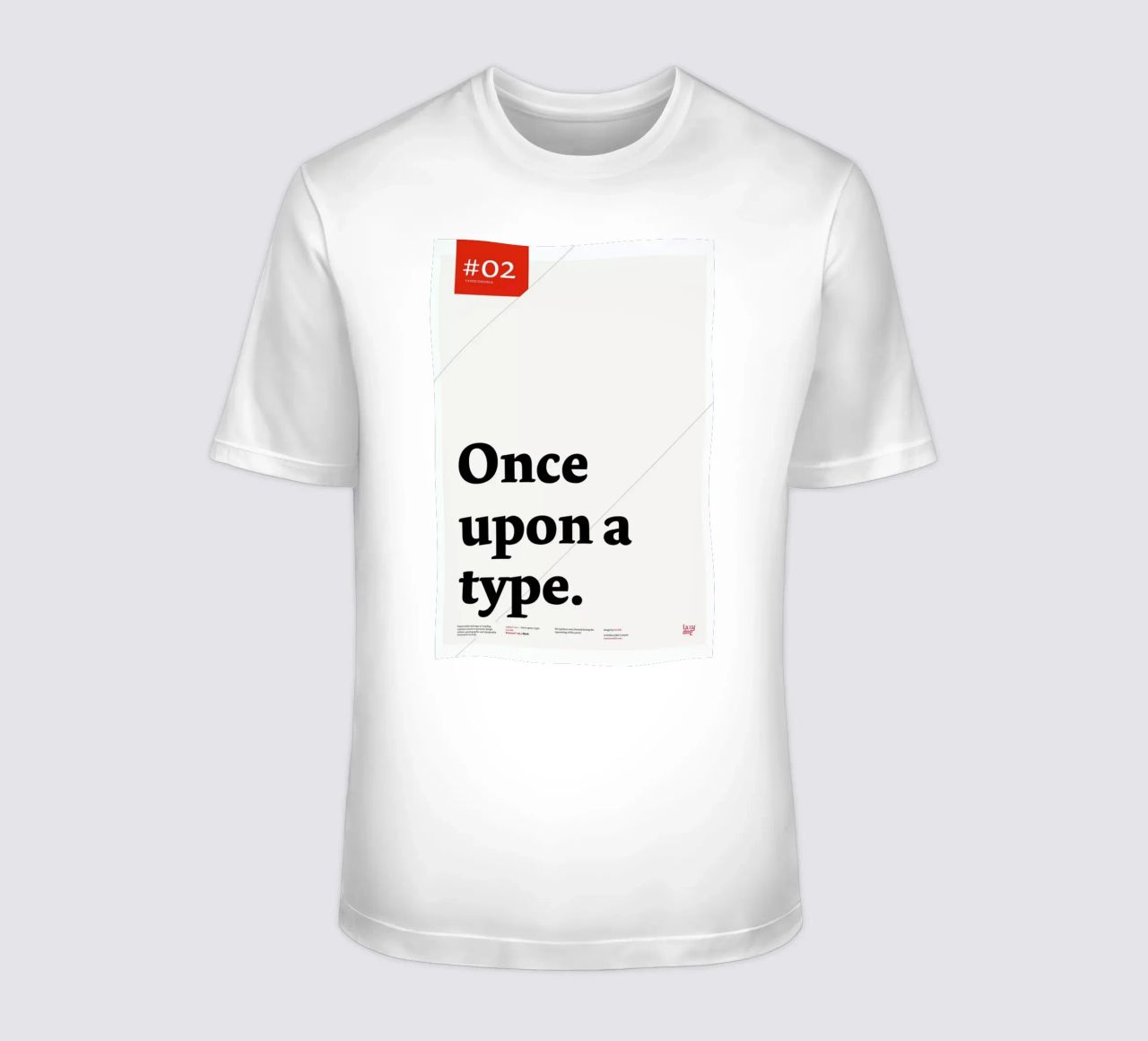 Once upon a type t-shirt da Stefano Joker Lionetti