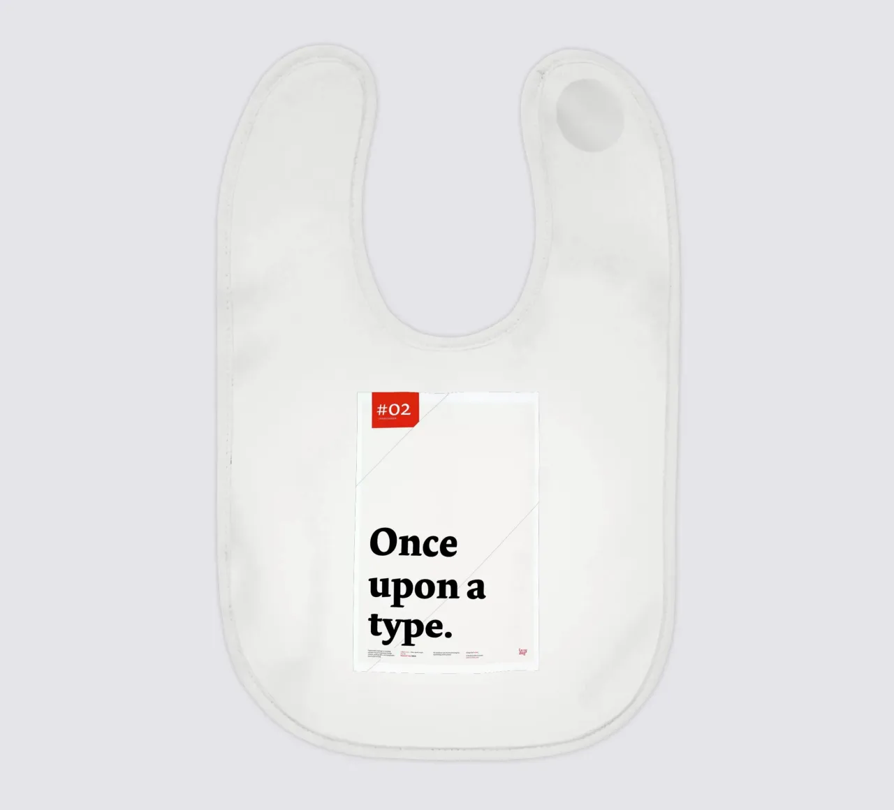 Once upon a type bavaglino da Stefano Joker Lionetti