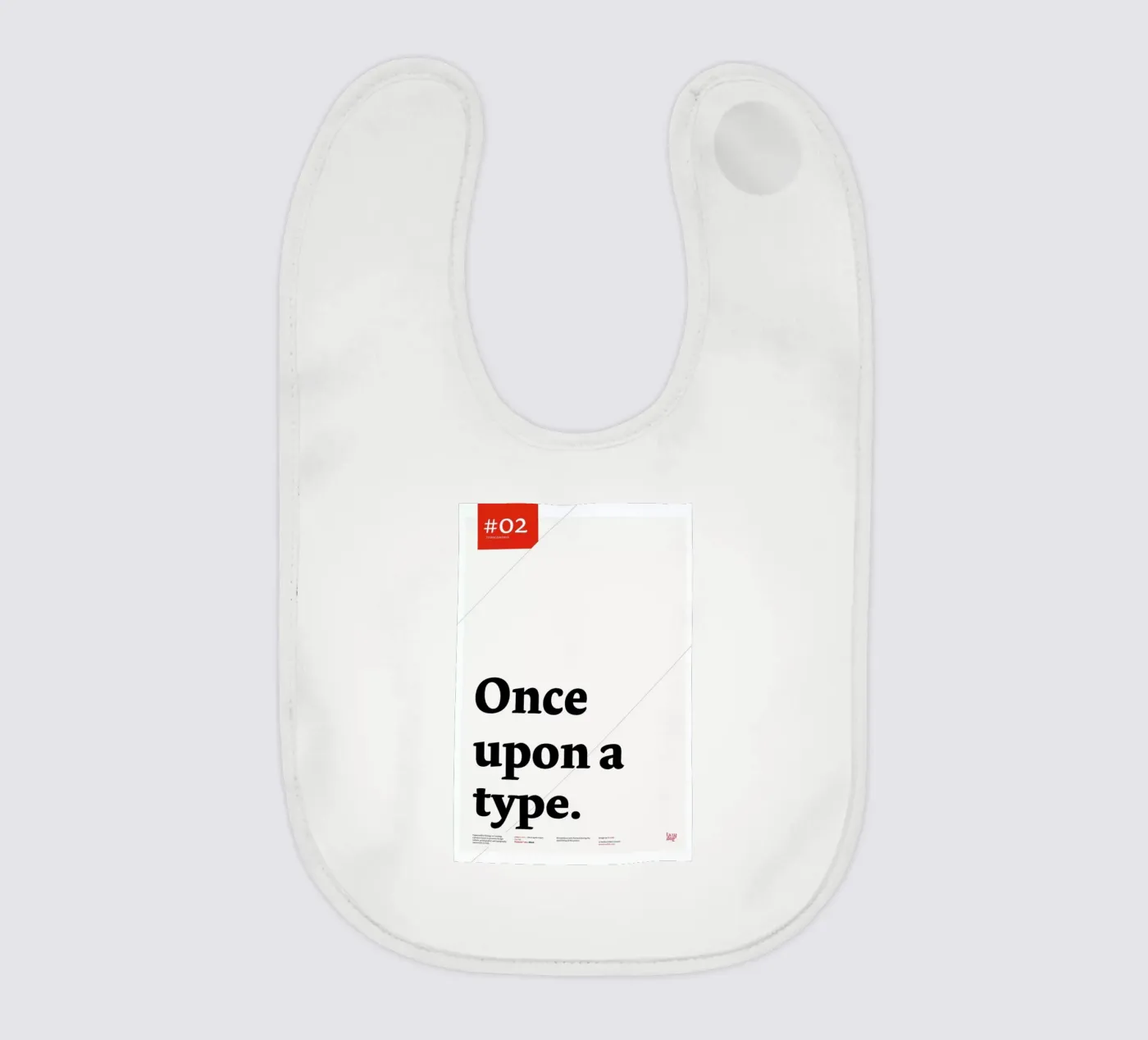 Once upon a type bavaglino da Stefano Joker Lionetti
