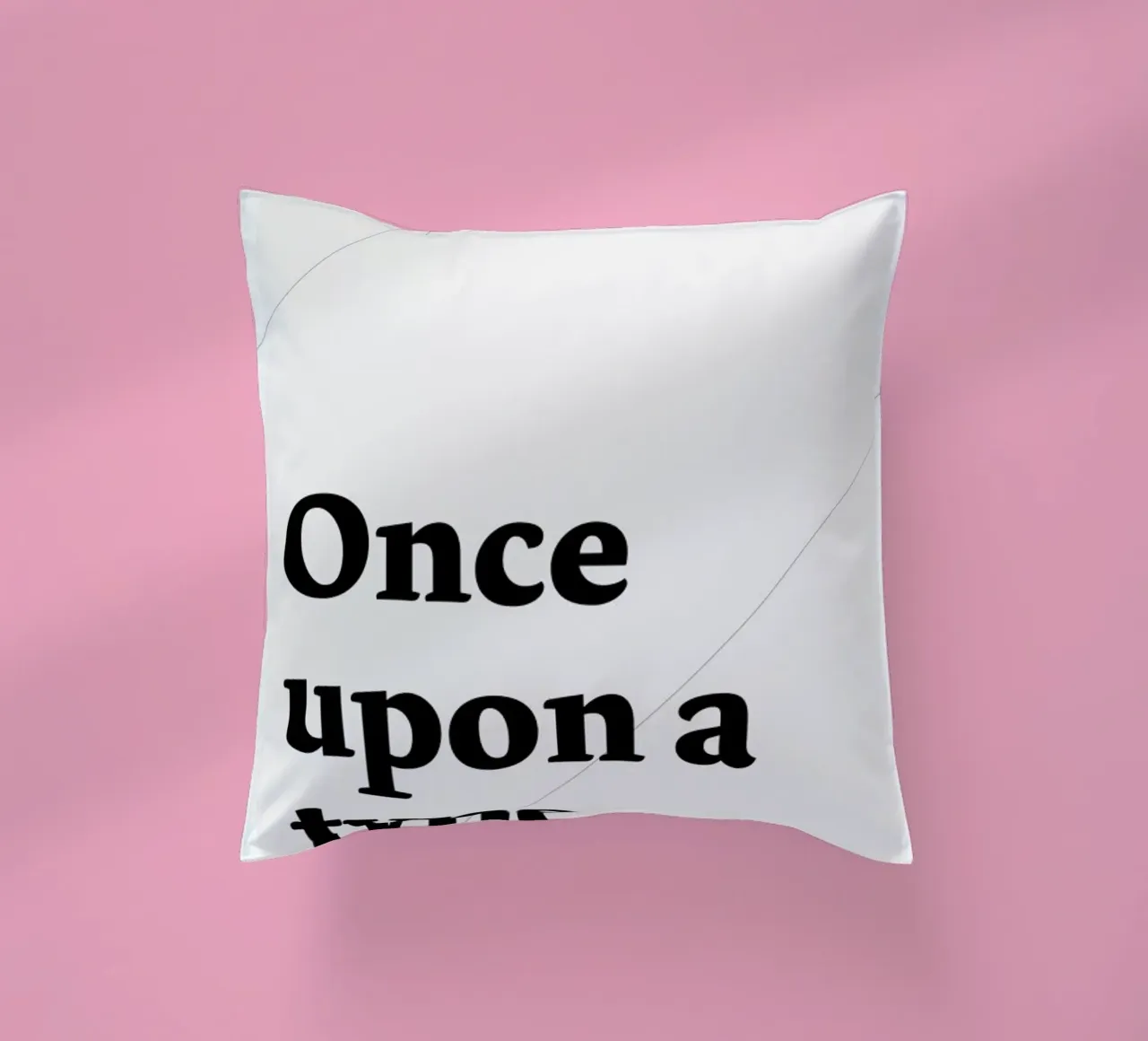 Once upon a type cuscino da Stefano Joker Lionetti