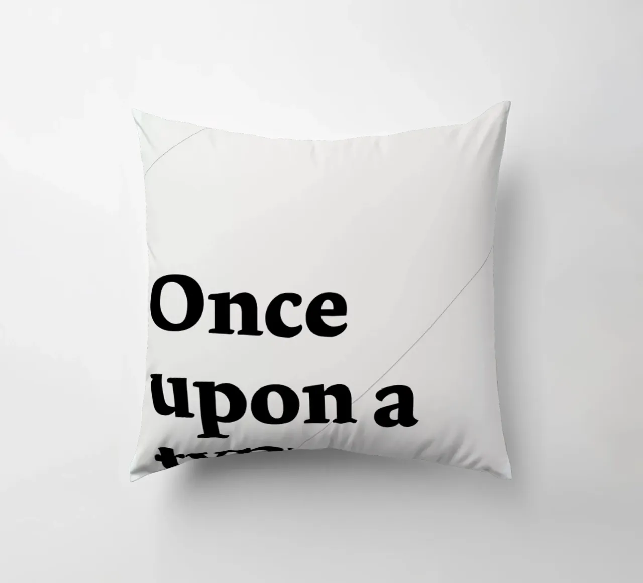 Once upon a type cuscino da Stefano Joker Lionetti
