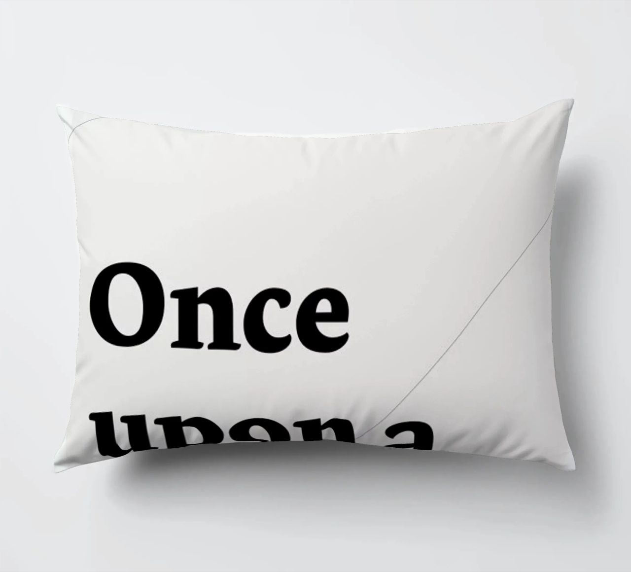 Once upon a type cuscino da Stefano Joker Lionetti