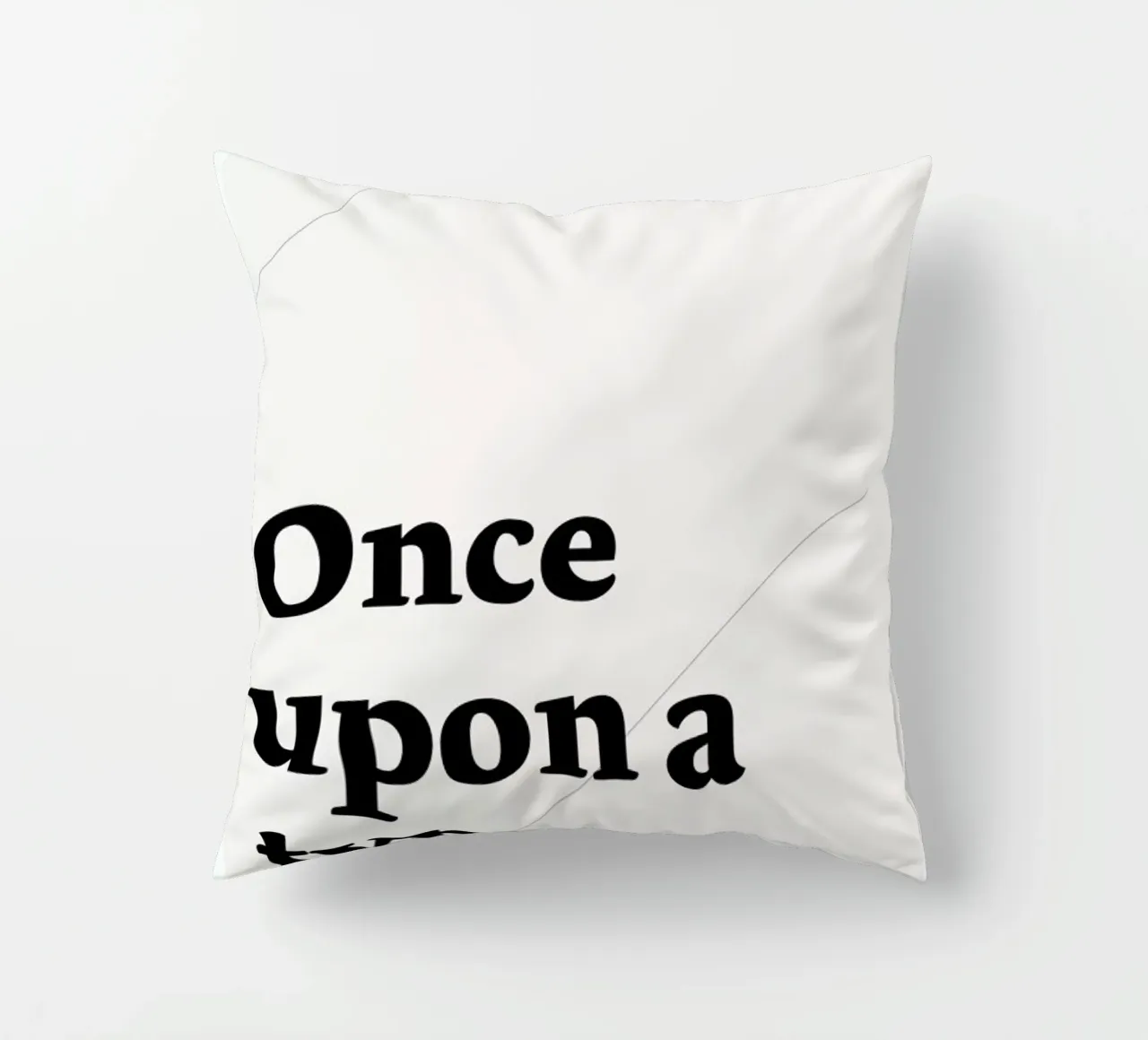 Once upon a type cuscino da Stefano Joker Lionetti