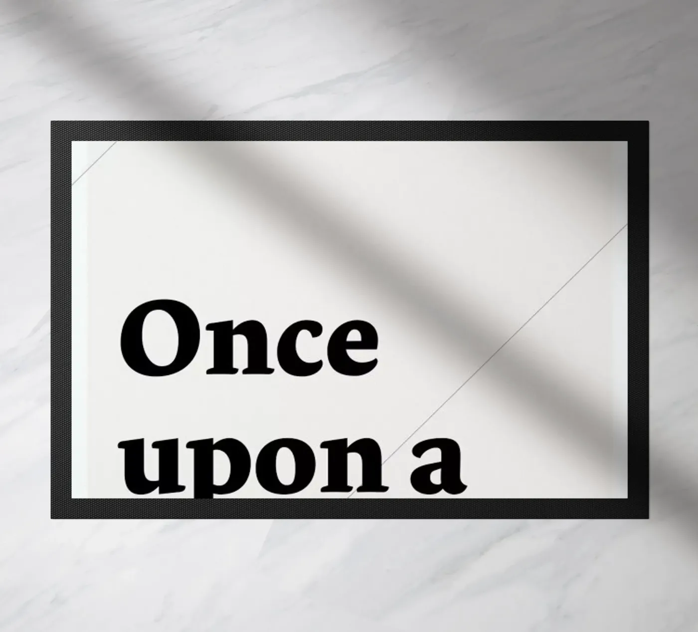 Once upon a type deurmat van Stefano Joker Lionetti