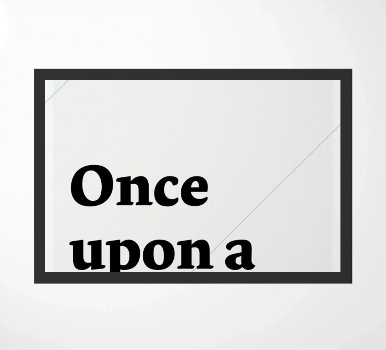 Once upon a type zerbino da Stefano Joker Lionetti