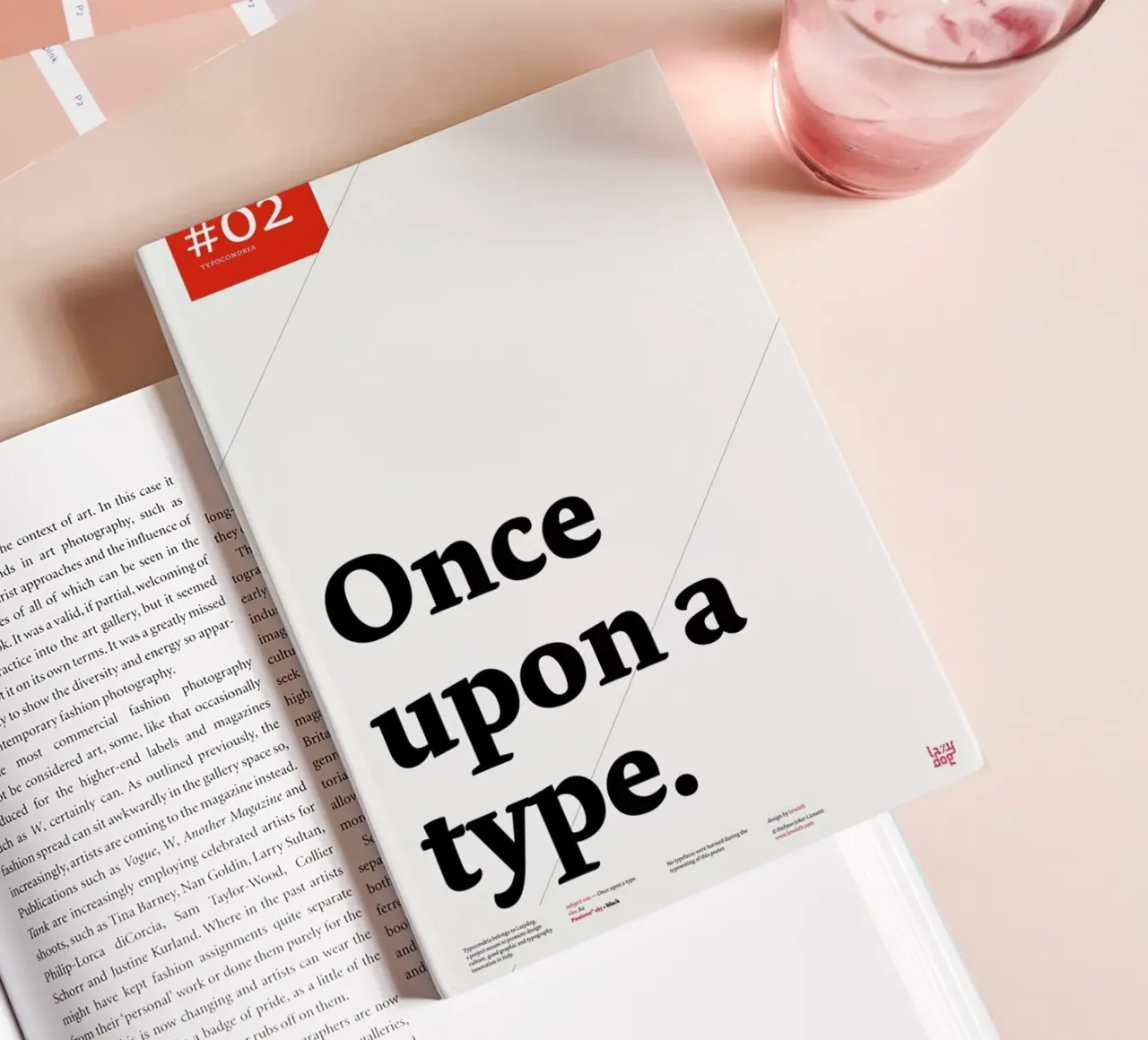 Once upon a type carnet de notes de Stefano Joker Lionetti